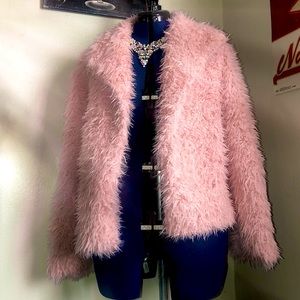 Faux fur Pink Jacket